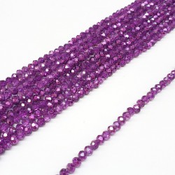 Kaplama Mürdüm Kristal Boncuk 4 mm-KRB-1125