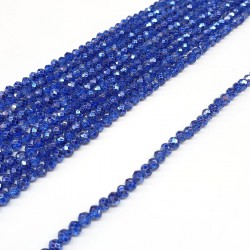 Kaplama Lacivert Kristal Boncuk 4 mm-KRB-1126