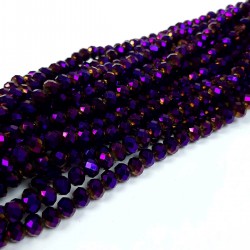 Mor Kaplama Kristal Boncuk-KRB-1134