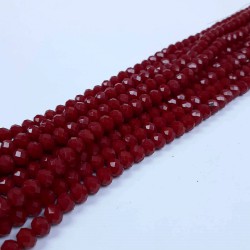 Mat Bordo Kristal Boncuk-KRB-1139
