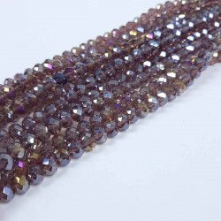 Açık Mürdüm Kristal Boncuk-KRB-1140 Açık Mürdüm Kristal Boncuk-KRB-1140