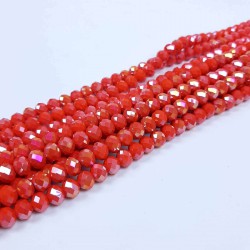 Koyu Turuncu Kristal Boncuk-KRB-1141