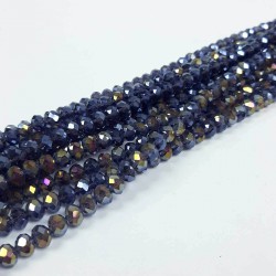 Janjanlı Mor Kristal Boncuk-KRB-1142