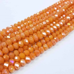 Turuncu Kristal Boncuk-KRB-1154