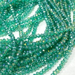 Yeşil Kristal Boncuk 4 Mm 1 Dizi-KRB-1161