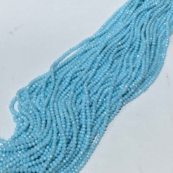 Mat Mavi Kristal Boncuk 6 Mm 1 Dizi-KRB-1163