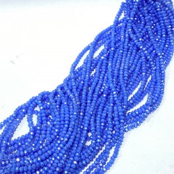 Mat Koyu Mavi Kristal Boncuk 6 Mm 1 Dizi-KRB-1164