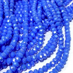 Mat Koyu Mavi Kristal Boncuk 6 Mm 1 Dizi-KRB-1164