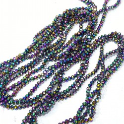 Janjanlı Yeşil Kristal Boncuk 6 Mm 1 Dizi-KRB-1166