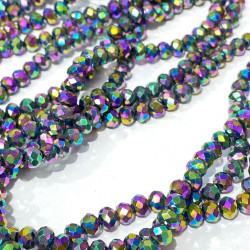 Janjanlı Yeşil Kristal Boncuk 6 Mm 1 Dizi-KRB-1166