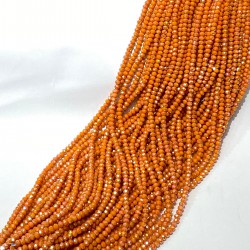 Turuncu Kristal Boncuk 6 Mm 1 Dizi-KRB-1167