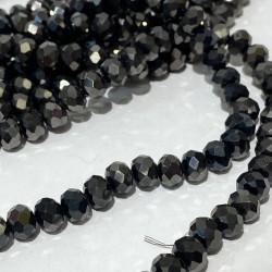 Antrasit Gri Kristal Boncuk 8 Mm 1 Dizi-KRB-1172