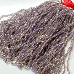 Açık Mor Janjanlı Piramit Dizi Kaplama Boncuk 4 Mm 1 Dizi-KRB-1176