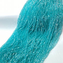 Su Yeşili Piramit Dizi Kristal Boncuk 4 Mm 1 Dizi-KRB-1182