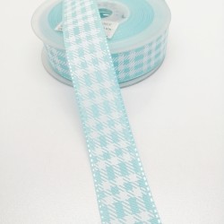 Turkuaz Tafta Kurdele 2,5 cm 1 Metre-KRD-101