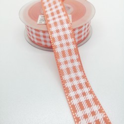 Yavruağzı Tafta Kurdele 2,5 cm 1 Metre-KRD-102