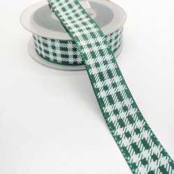 Koyu Yeşil Tafta Kurdele 2,5 cm 1 Metre-KRD-105 Koyu Yeşil Tafta Kurdele 2,5 cm 1 Metre-KRD-105