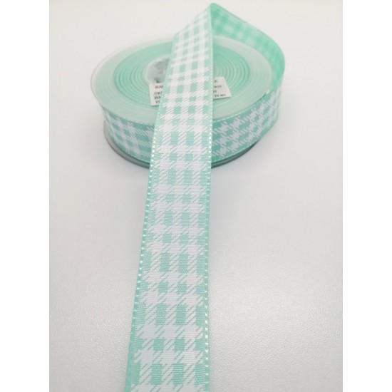 Su Yeşili Tafta Kurdele 2,5 cm 1 Metre-KRD-106