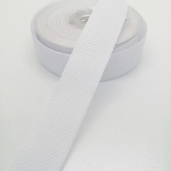 Beyaz Kanaviçe Kurdele 2,5 cm 1 Metre-KRD-135