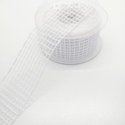 Beyaz File Kurdele 4 cm 1 Metre-KRD-141