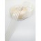 Açık Krem Saten Çizgili Şifon Kurdele 2,5 cm 1 Metre-KRD-151
