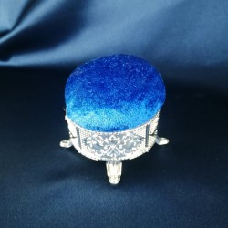 Mavi Kadife İğnedanlık-KS-1132