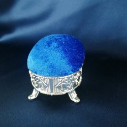 Mavi Kadife İğnedanlık-KS-1132