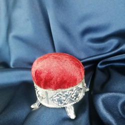 Kırmızı Kadife İğnedanlık-KS-1134