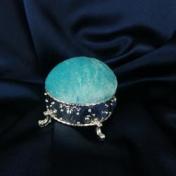 Açık Mavi Kadife İğnedanlık-KS-1136