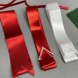 Pullu Damat Örtüsü Ve Biyeli Gelin Duvağı Takı Kurdele Seti-KS-1174