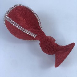 Kırmızı Kadifeli İğnedanlık-KS-1264