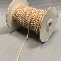 Bej Sıralı Kesik İnci 4 mm-KSI-1013