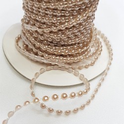 Vizon Kesik İnci Çift Sıra 6 mm-KSI-1024