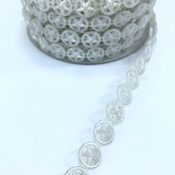 Krem Yıldız Şerit Boncuk-KSI-1029