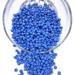 Mat Mavi Kum Boncuk 4 mm-KUM-1119