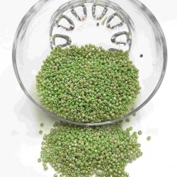 Kaplama Yeşil Kum Boncuk-KUM-1161