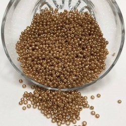 Kaplama Gold Renk Kum Boncuk 3 Mm-KUM-1178