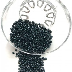 Koyu Mat Yeşil Kum Boncuk 3 Mm-KUM-1189