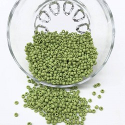 Mat Yeşil Kum Boncuk 3 Mm-KUM-1202