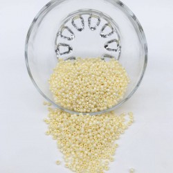 Parlak Krem Kum Boncuk 3 Mm-KUM-1214