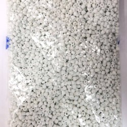 Mat Beyaz Kum Boncuk 4 Mm 500 Gr-KUM-1226