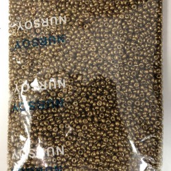 Kaplama Bakır Renk Kum Boncuk 4 Mm 500 Gr-KUM-1229