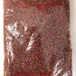 Bordo Sarı Renk Kum Boncuk 4 Mm 500 Gr-KUM-1231