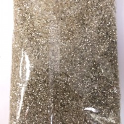 Gümüş Renk Kesme Boncuk 4 Mm 500 Gr-KUM-1237