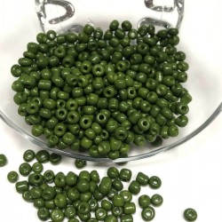 Koyu Yeşil Kum Boncuk 4 Mm-KUM-1251