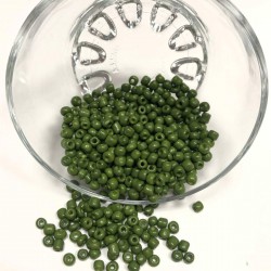 Eğrelti Yeşil Kum Boncuk 4 Mm-KUM-1253