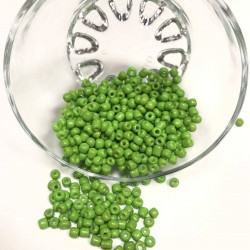 Açık Yeşil Kum Boncuk 4 Mm-KUM-1264