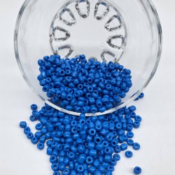 Mavi Renk Kum Boncuk 4 Mm-KUM-1278