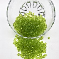Şeffaf Yeşil Kum Boncuk 4 Mm-KUM-1285