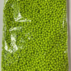 Parlak Yeşil Kum Boncuk 4 mm 500 gr-KUM-1300